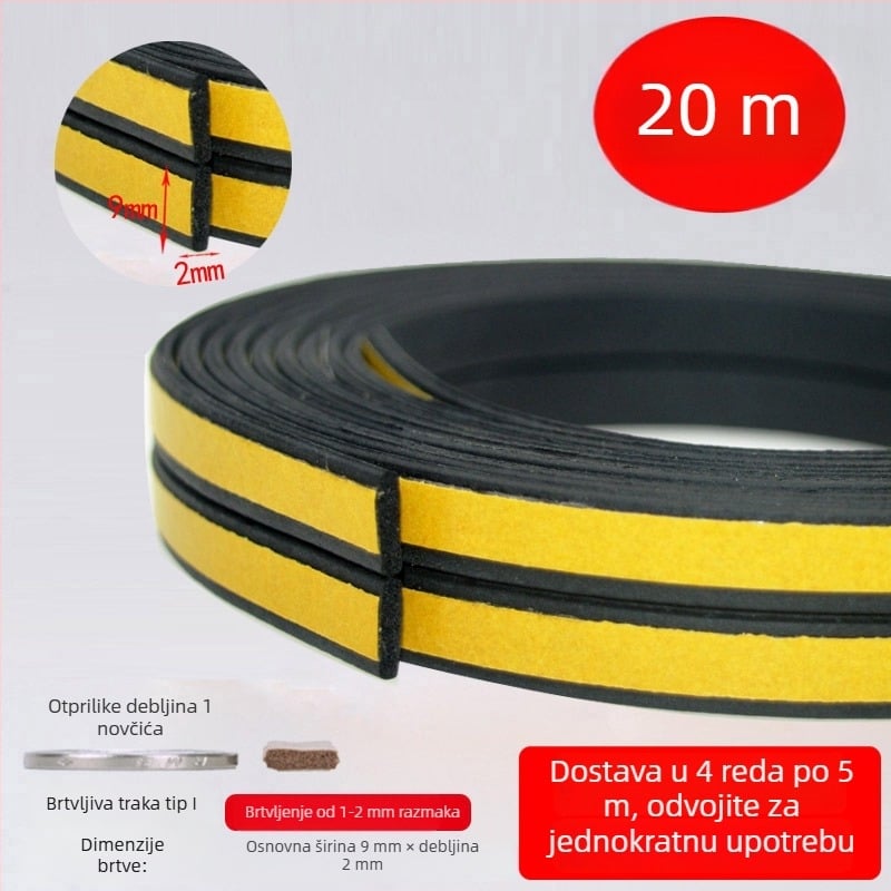 DEI model brtvni trak za prozore, namijenjen prozorima, Tip: Drugo, Obrada: Drugo