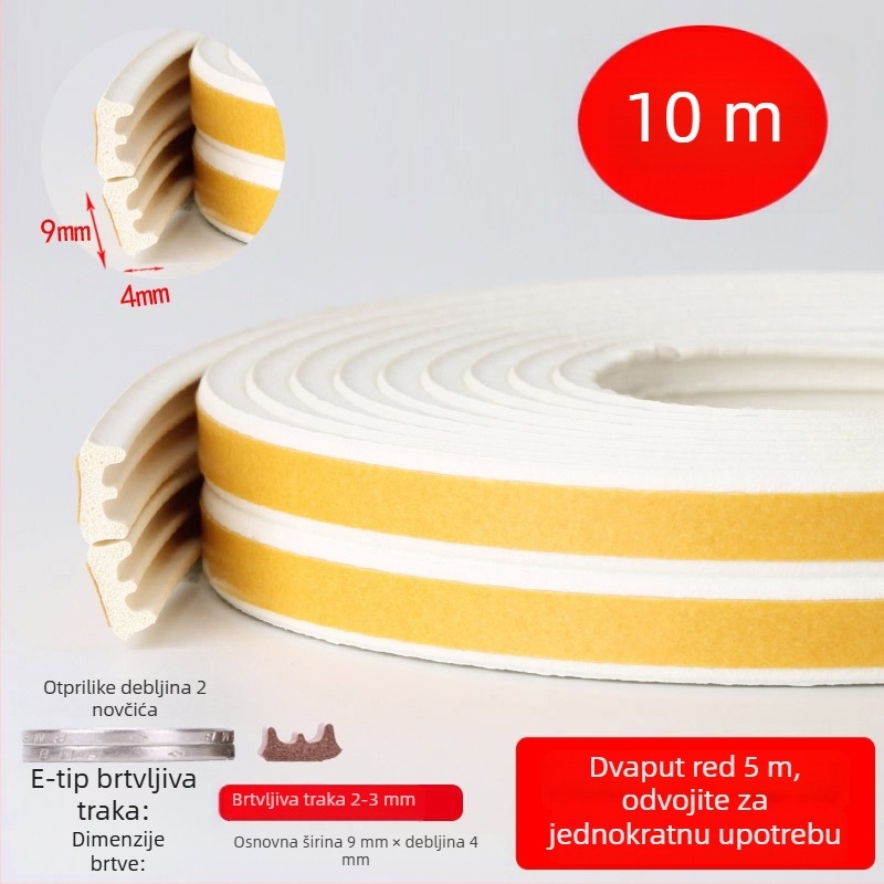 DEI model brtvni trak za prozore, namijenjen prozorima, Tip: Drugo, Obrada: Drugo