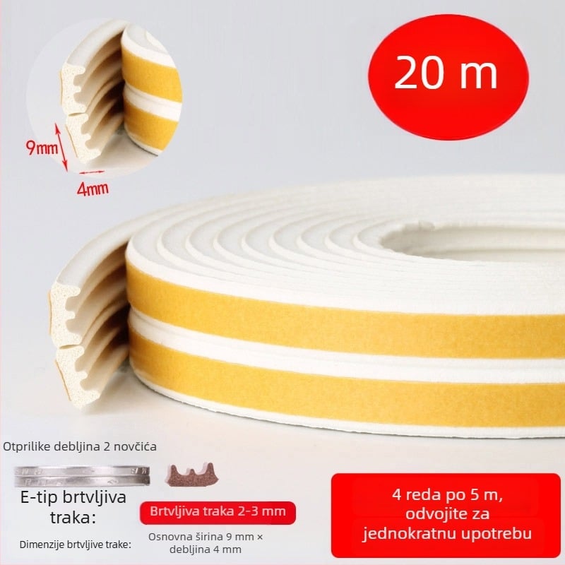 DEI model brtvni trak za prozore, namijenjen prozorima, Tip: Drugo, Obrada: Drugo