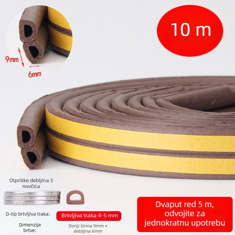 DEI model brtvni trak za prozore, namijenjen prozorima, Tip: Drugo, Obrada: Drugo