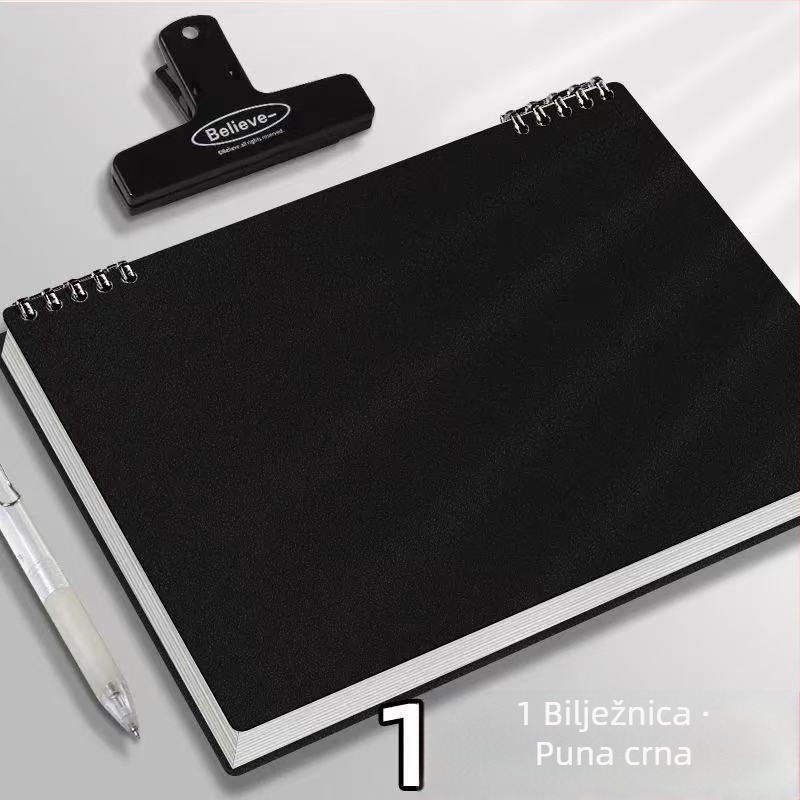 Bilježnica B5 s kvadratnim rasporedom, odvojive stranice, sekcijski dizajn, jednostavan