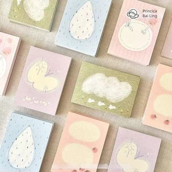 Princess Lark ljepljive bilješke – sladak stil, običan papir, tisak, Ruby branda