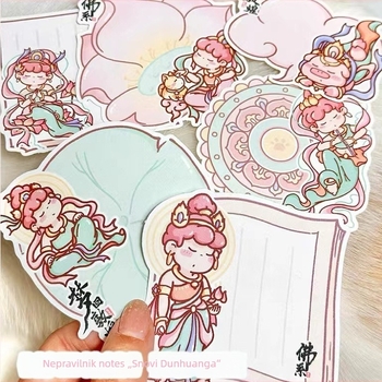 Princess Lark ljepljive bilješke – sladak stil, običan papir, tisak, Ruby branda