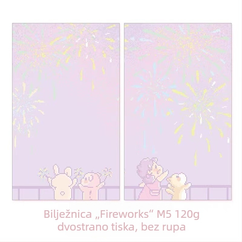 Princess Lark ljepljive bilješke – sladak stil, običan papir, tisak, Ruby branda