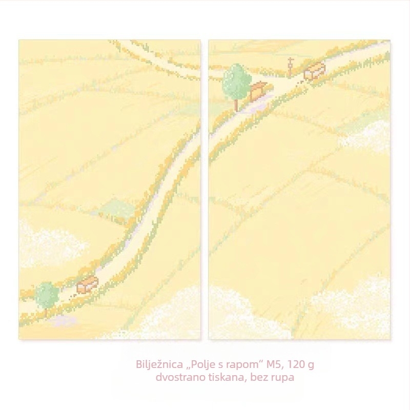 Princess Lark ljepljive bilješke – sladak stil, običan papir, tisak, Ruby branda