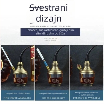 Akrilna cijev s uklonjivim i perivim dizajnom, prenosiva, s trostrukim filtracijskim usnikom