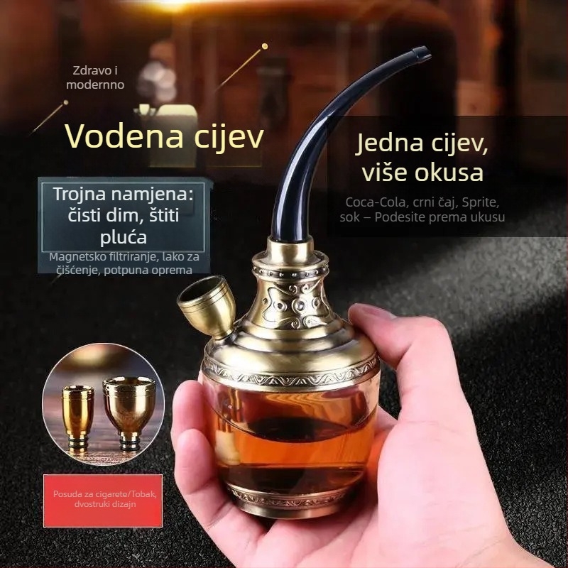 Akrilna cijev s uklonjivim i perivim dizajnom, prenosiva, s trostrukim filtracijskim usnikom