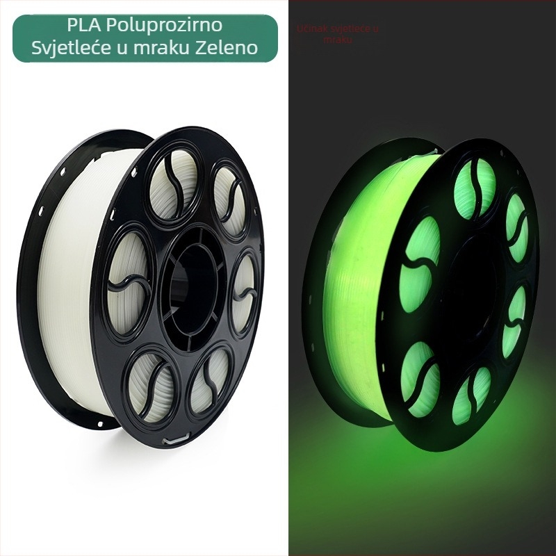 Svjetleći PLA filament, okruglog presjeka, duljina 330 m, za 3D ispis