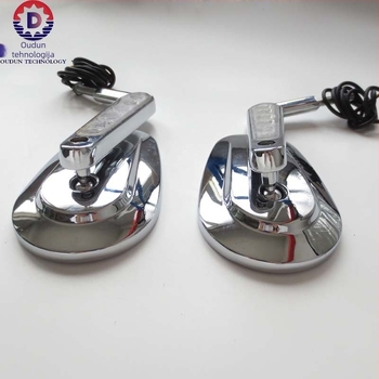 Orton retrovizor za motocikl – eliptičkog oblika, CNC aluminijska legura, prednji signalizator, kompatibilan s Harley VROD VRSCF LED