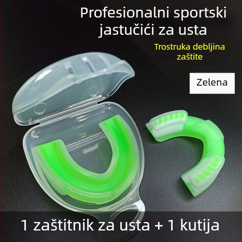 Protektor za zube za taekwondo i borilačke vještine, termički oblikovan, lagana težina 0,02, pogodno za odrasle i djecu