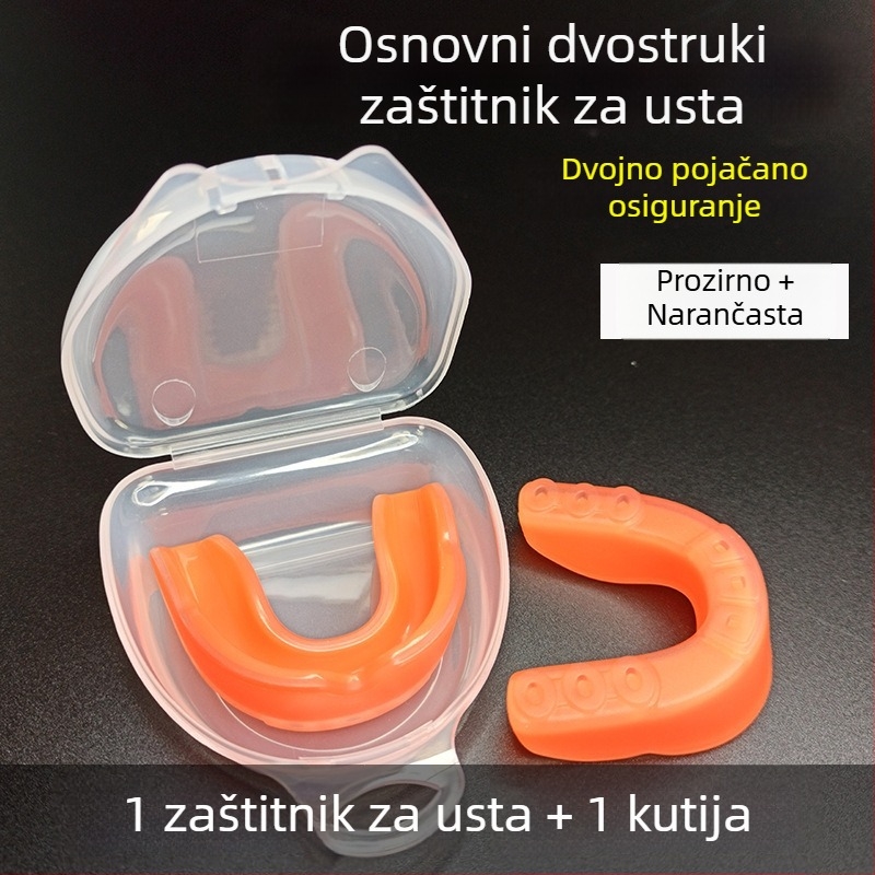 Protektor za zube za taekwondo i borilačke vještine, termički oblikovan, lagana težina 0,02, pogodno za odrasle i djecu