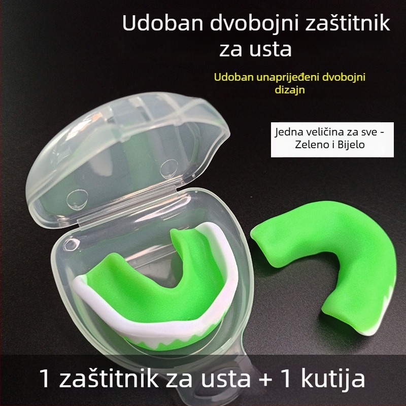 Protektor za zube za taekwondo i borilačke vještine, termički oblikovan, lagana težina 0,02, pogodno za odrasle i djecu