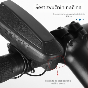 Električni zvonac i sirena za bicikl – Hissuke, unisex, dječji model, mogućnost prilagodbe