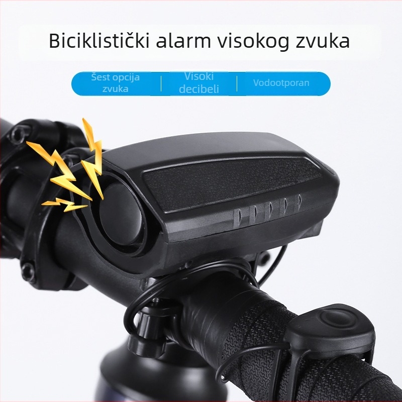 Električni zvonac i sirena za bicikl – Hissuke, unisex, dječji model, mogućnost prilagodbe