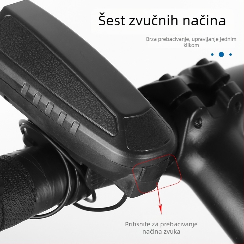 Električni zvonac i sirena za bicikl – Hissuke, unisex, dječji model, mogućnost prilagodbe
