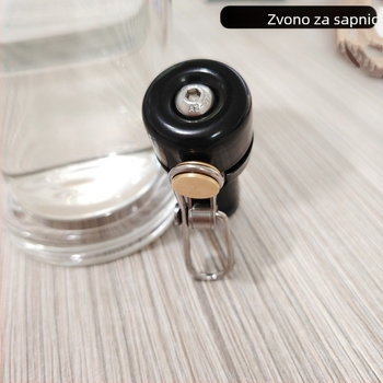 Zvučnik za upravljač bicikla - retro bakreni zvon, izuzetno glasni upozoravajući zvon za cestovni bicikl, model 5856; materijali: bakar, aluminijska legura, plastika; težina: 57 g