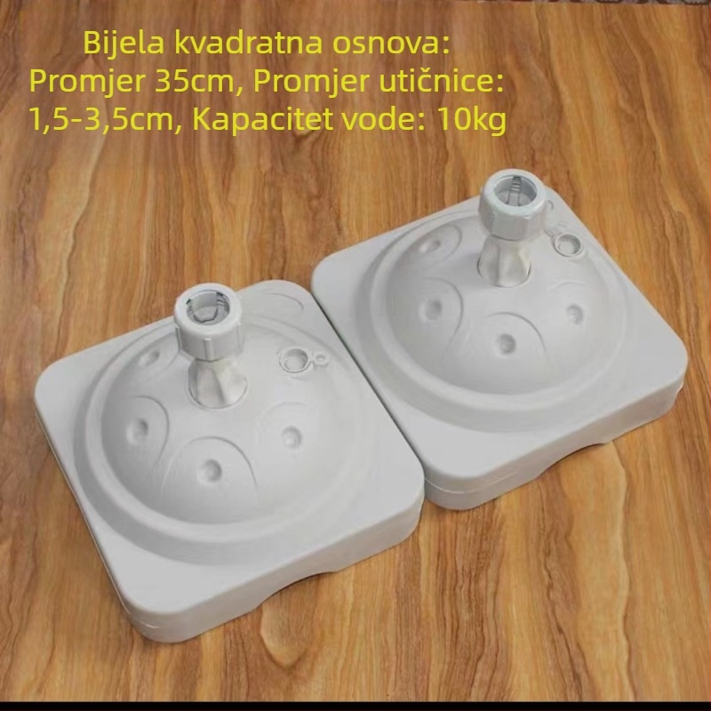 Baza za balonsku arku s KT pločom, za vjenčanja i zabave dekoracije; vodom napunjena baza; plastična konstrukcija; kartonsko pakiranje