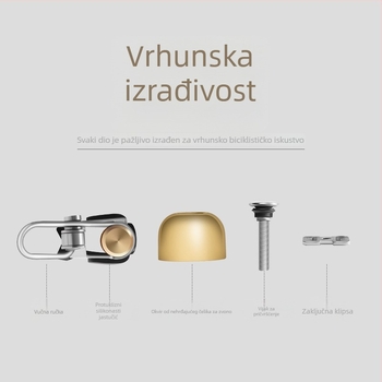 Zvono za bicikl, nehrđajući čelik, model Em-12274, marka: other