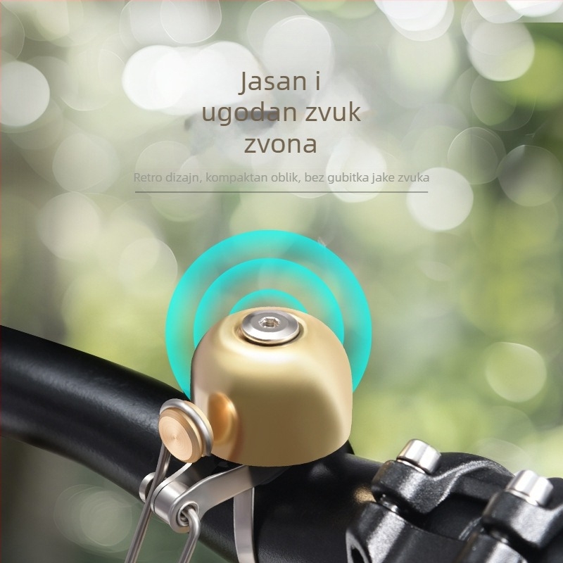 Zvono za bicikl, nehrđajući čelik, model Em-12274, marka: other