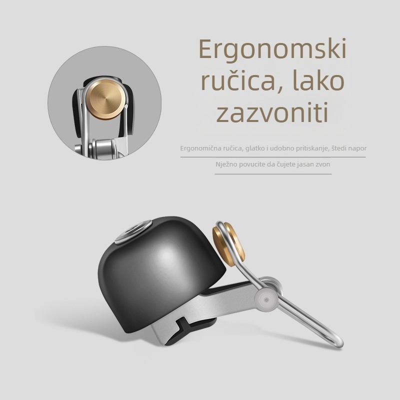 Zvono za bicikl, nehrđajući čelik, model Em-12274, marka: other