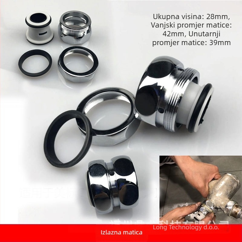 Jadro ventila za ispiranje toaleta za American Standard - ručno upravljan potisni vijak, model 9852, metal