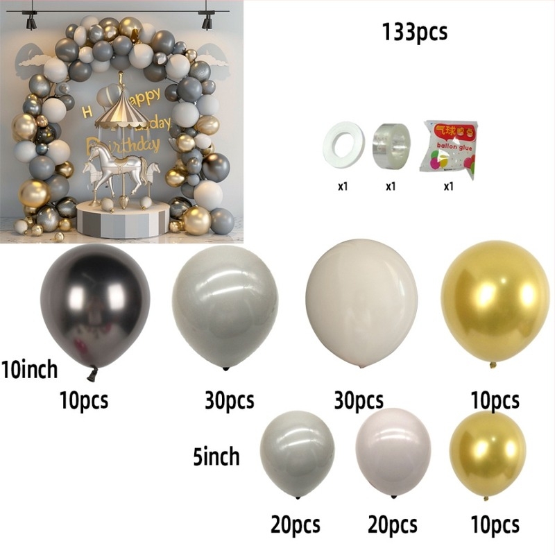 Lateksna balon arka za pozadinu rođendana i vjenčanja