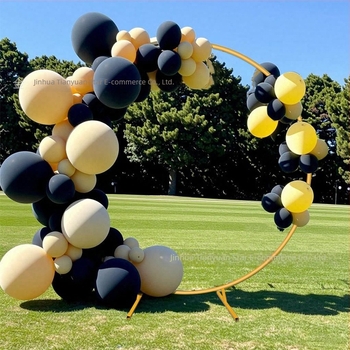 Metalni luk za događanja – kružni luk s jednim stupom i prstenom za balone, za vanjske svatove i zabave