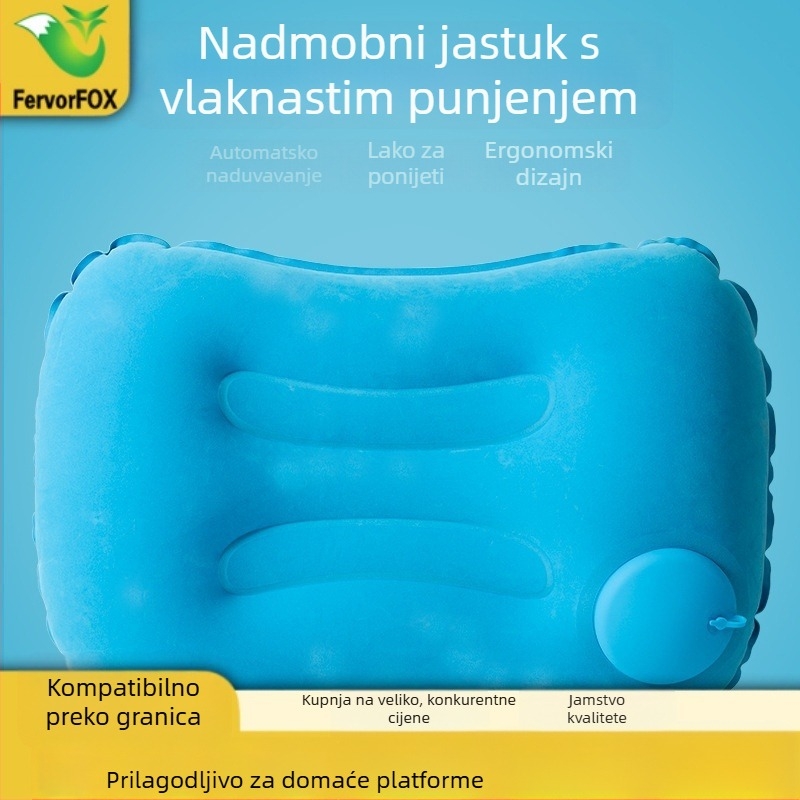 Vanjski prijenosni napuhujući jastuk Fiery Fox – PVC materijal, debljina 0,01 mm, težina 132 g, pogodan za sve