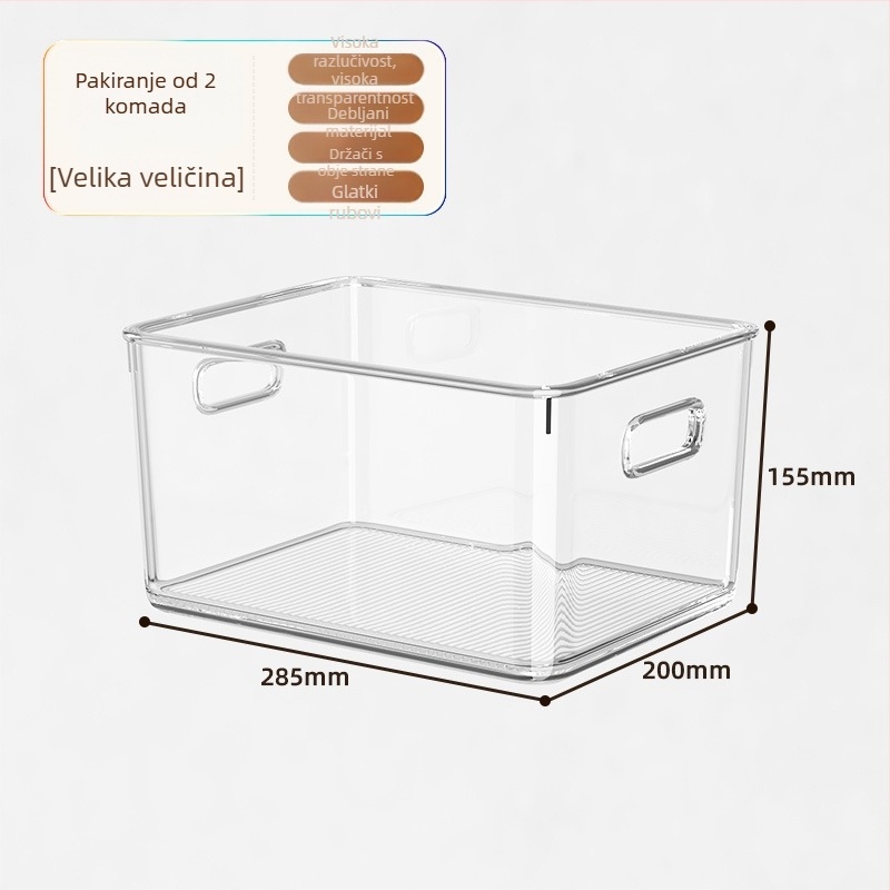 Prozirna kutija za skladištenje u hladnjaku za voće i povrće, organizator jaja, uvoz, materijal: svila cvijeća, bez logotipa
