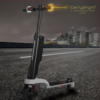 CARRYBRIGHT stražnje svjetlo za bicikle i električna vozila sa dvije lampe, bežično daljinsko upravljanje, baterija 600mAh