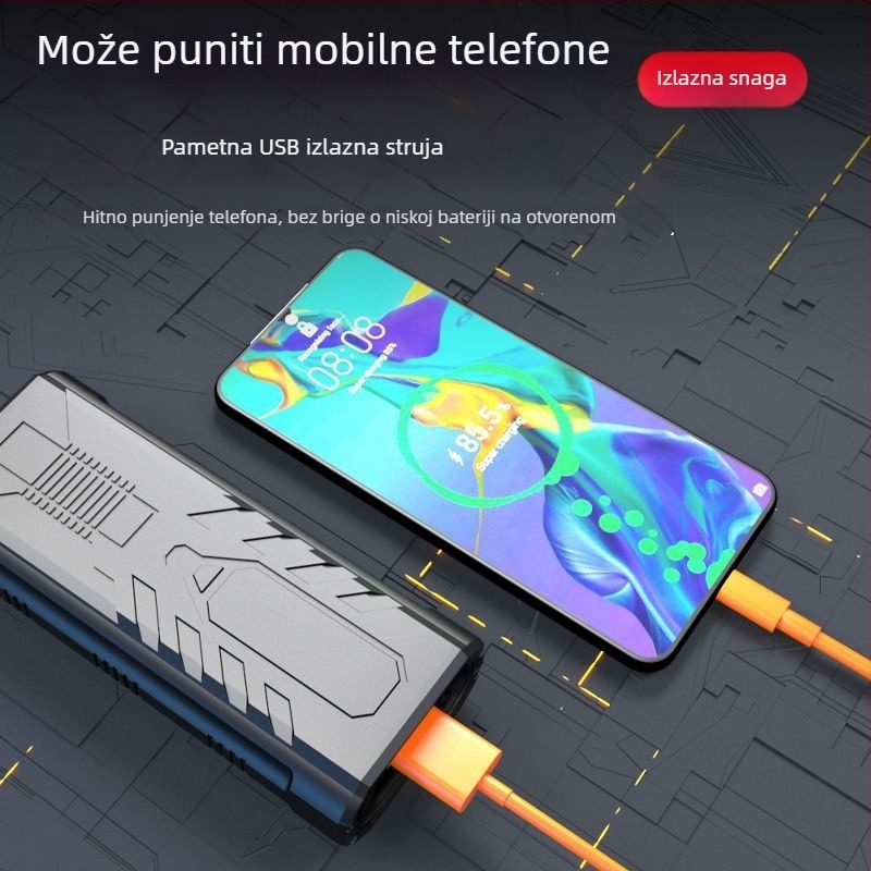 Prednje svjetlo za bicikl za noćnu vožnju, dvostruka funkcija, vodootporno, ultra svijetlo LED, montaža kopčom