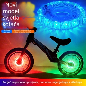 Dječji balansni bicikl s hub svjetlom, USB napajanjem i pametnim senzornom (Marka: Druga; Uvoz: Ne; Privatne marke: Ne; Prilagodba: Ne)