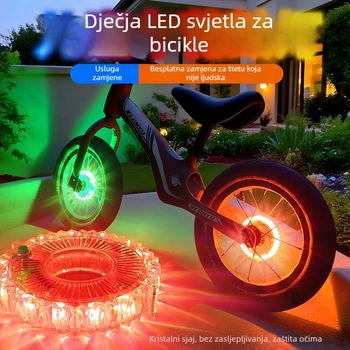 Dječji balansni bicikl s hub svjetlom, USB napajanjem i pametnim senzornom (Marka: Druga; Uvoz: Ne; Privatne marke: Ne; Prilagodba: Ne)