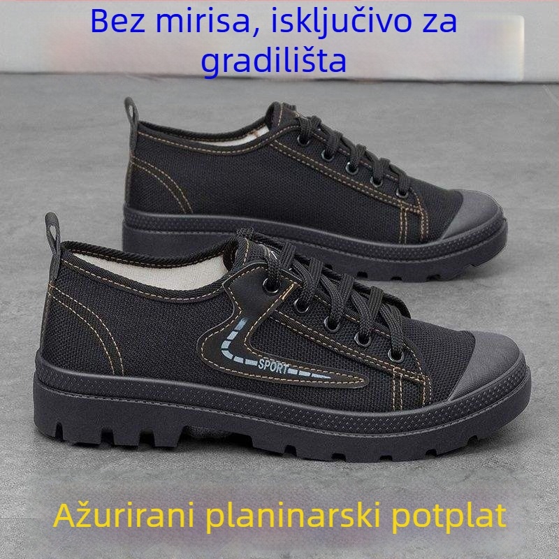 Martin 2025 Lagane radne muške cipele - protuklizne za planinarenje, prozračan platneni gornji dio, potplat od viskoze, proljeće 2024 izlazak