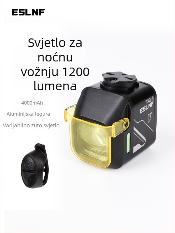 Prednje svjetlo za bicikl s visokom svjetlinom, dugim vijekom baterije, USB-C punjenje, montaža s brzom otpuštanjem, za noćnu vožnju po planinskim i cestovnim biciklima