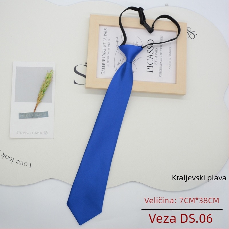 Unisex kravata Jacquard, monokromatska polyester vlakna, cvijet za ovratnik