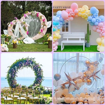 Kružni luk sa bazom za balone – svadbena pozadina rekvizita, plastična, Net Red stil