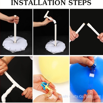 Kružni luk sa bazom za balone – svadbena pozadina rekvizita, plastična, Net Red stil