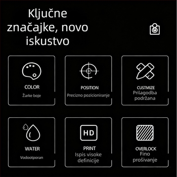 Kreativna tekst serija – protuklizna ekstra velika podloga za miš s podrškom za zglob za ured