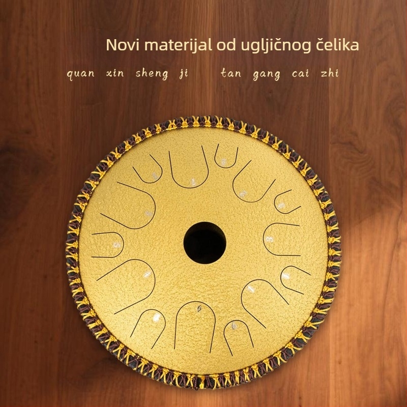 Lotus Ethereal čelični jeznični bubanj – 13 tonova i 14 tonova, za početnike, profesionalna kvaliteta, ručni bubanj