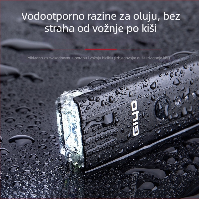 Biciklistička prednja svjetiljka USB punjiva, vodootporna LR-EOS230