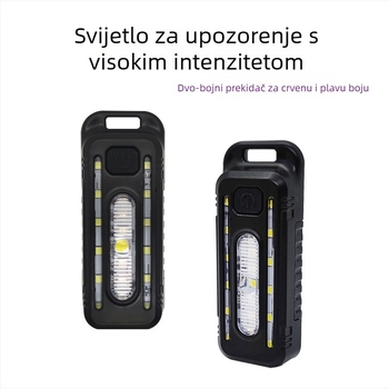 Stražnje svjetlo za bicikl – USB-C napajanje, 400mAh, klipsa za montažu, za noćnu vožnju i outdoor avanture