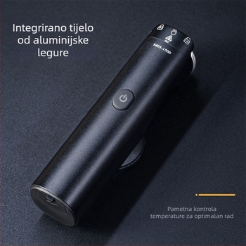 Leadbike prednje svjetlo za bicikl, aluminijska legura, 1500 lumena, rotirajuća leća, invertibilan nosač