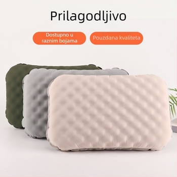 Nafukana putna jastučnica - jastučić za vrat u oblika luka, debljina 120 mm, težina 180 g, model 169
