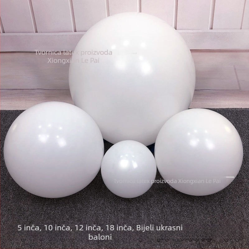Balon –Lateks, okrugli, metalni sjaj – Le Le Tsai brand, za vjenčanja, rođendane, zabave i dekoracije otvorenja
