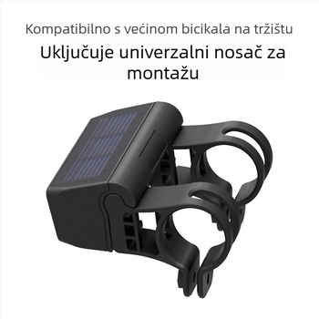 Prednja svjetiljka za bicikl, solarno napajanje, vodootporna, kompatibilna s cestovnim, planinskim i dijeljenim biciklima; marka MOGUBRO; obradba po narudžbi; uvoz nije; licencirana privatna oznaka
