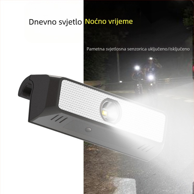 Prednja svjetiljka za bicikl, solarno napajanje, vodootporna, kompatibilna s cestovnim, planinskim i dijeljenim biciklima; marka MOGUBRO; obradba po narudžbi; uvoz nije; licencirana privatna oznaka
