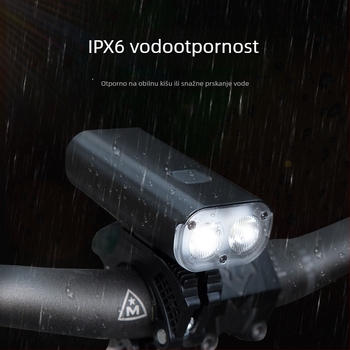 Yaqi prednje svjetlo za bicikl, Type-C punjenje, LED za planinsko bicikliranje, vodootporno