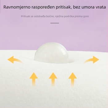 Prijenosna U-oblik jastučnica za vrat od memory pjene s odvojivim dizajnom i Ice Silk tkaninom, idealna za putovanja i let.