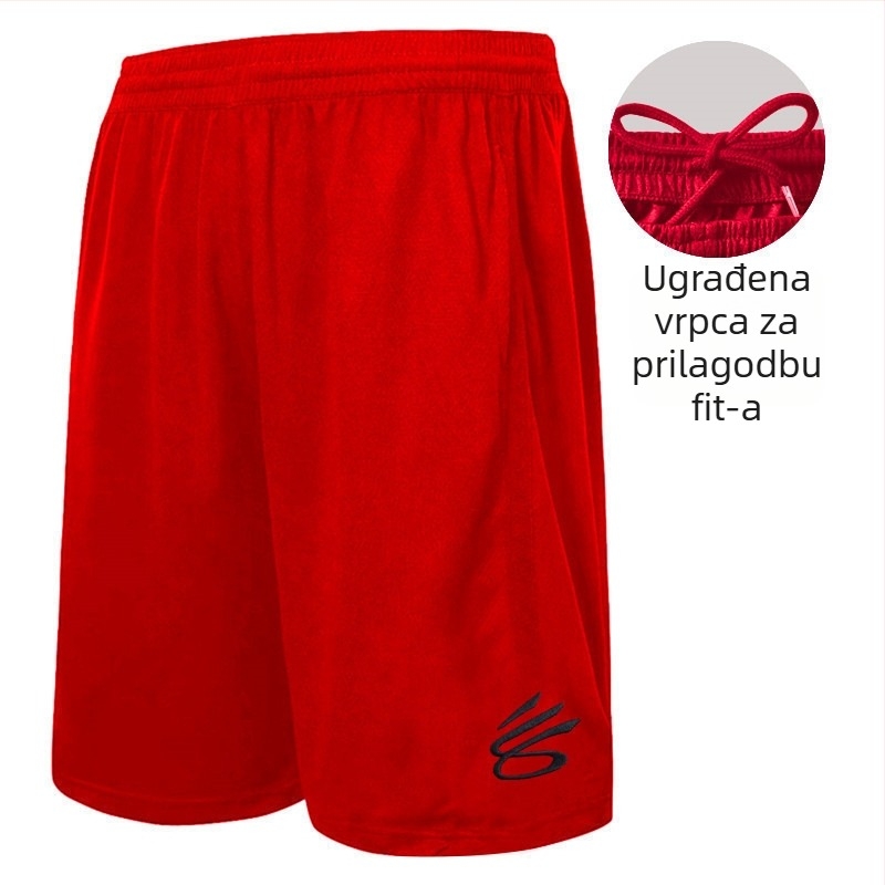 Košarkaške trening hlače – pamucna smjesa s 30% elastana, brzo se suše, unisex, za košarku, trening i zagrijavanje